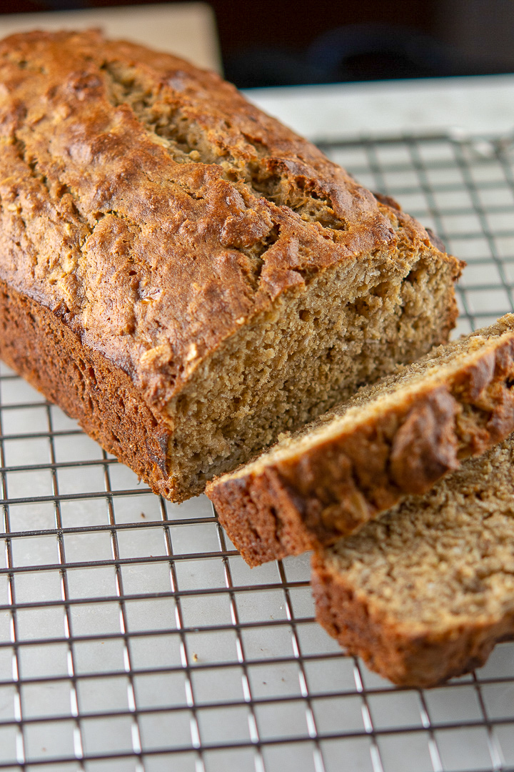 Banana Oat Bread - SheCooks.Design Banana Oat Bread